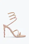 René Caovilla Margot Crystal Blush Sandal 105