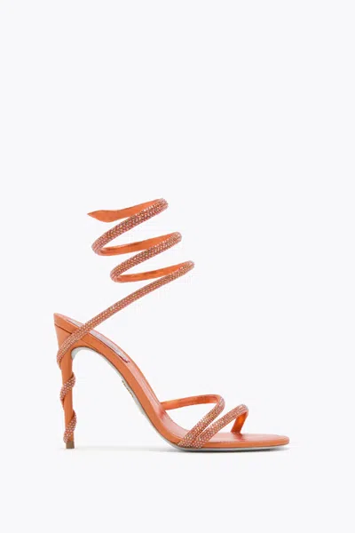 René Caovilla Margot Orange Sandal 105
