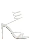René Caovilla Crystal-embellished Wraparound 120mm Sandals