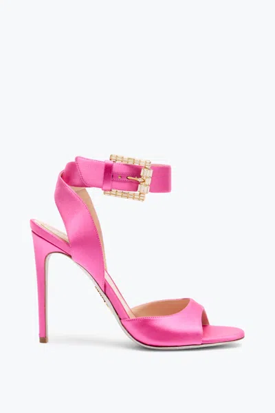 René Caovilla Martha Fuchsia Sandal 105 In Pink
