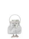 René Caovilla Mini Deva Tote Bag In Silver