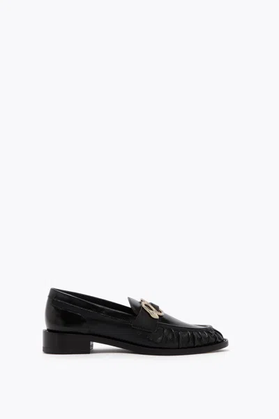 René Caovilla Morgana Black Loafer 20 In Multi