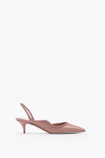 René Caovilla Onda Blush Pink Slingback 50