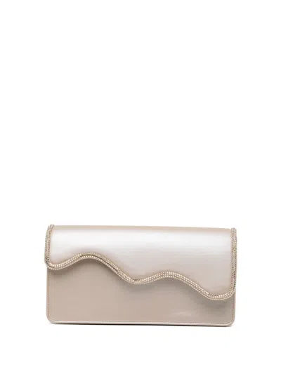 René Caovilla Onda Clutch Bag In Neutral