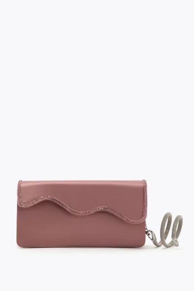 René Caovilla Onda Powder Pink Clutch