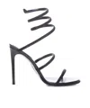 René Caovilla Open-toe High-heeled Sandals In Black