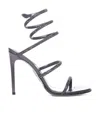 René Caovilla Open-toe High-heeled Sandals In Gray