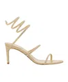 René Caovilla Women's Satin Pumps In Nude
