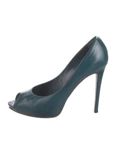 Pre-owned René Caovilla Patent Leather Pumps In Blue