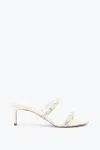 René Caovilla Pearl White Mule 60