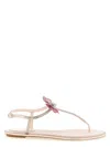 René Caovilla Rene Caovilla Fairy Pink Flat Sandal 10 In Neutral