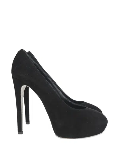 Pre-owned René Caovilla Platform Pumps In Black
