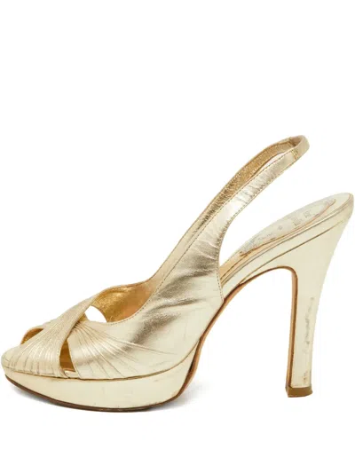 Pre-owned René Caovilla  120mm Peep-toe Sandals