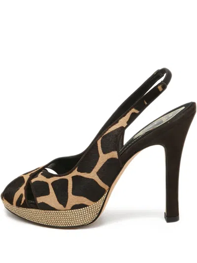 Pre-owned René Caovilla  Slingback Sandals