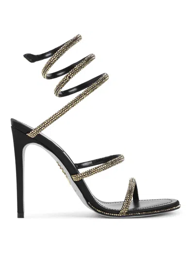 René Caovilla Ren Caovilla High-heel Sandal In Silver
