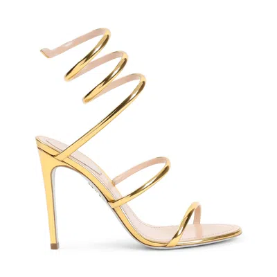 René Caovilla Rene Caovilla Renè Caovilla Calf Leather Sandals In Gold