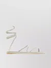 René Caovilla Rhinestone-covered Ankle Wrap Sandals
