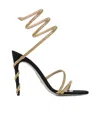 René Caovilla Margot 105mm Crystal-embellished Sandals In Nude