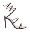 René Caovilla Cleo Spiral-wrap Patent-leather Sandals