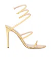 René Caovilla Round-toe High-heeled Sandals In Yellow