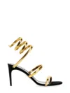 René Caovilla Rene' Caovilla Juniper Heel Sandals In Gold