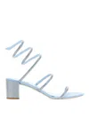 René Caovilla Rene Caovilla Sandalo Cleo In Light Blue