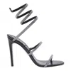 René Caovilla Cleo Sandals In Black