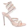 René Caovilla Chandelier Heeled Sandals In Pink