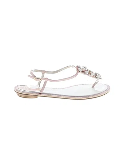 Pre-owned René Caovilla Sandals In Pink