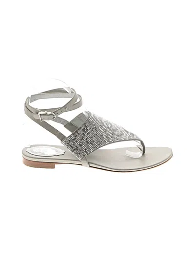 Pre-owned René Caovilla Sandals In Silver