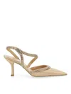 René Caovilla Rene Caovilla Women Satin Sandal In Gold