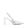 René Caovilla White Pumps