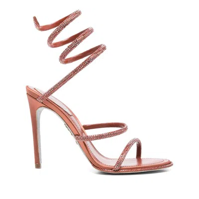 René Caovilla Shoes In Orange
