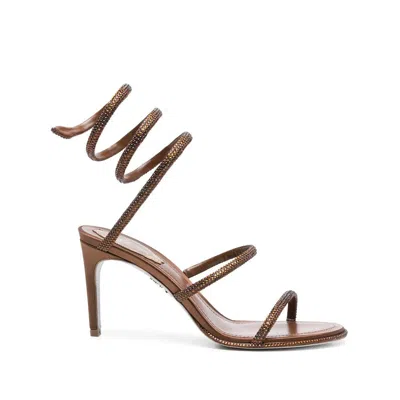 René Caovilla Shoes In Brown