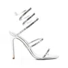 René Caovilla Heeled Sandal Rene Caovilla Woman Color Silver In Multi