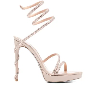René Caovilla Shoes In Neutral