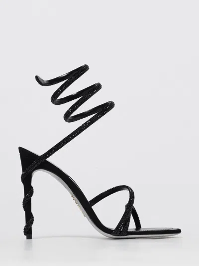 RENÉ CAOVILLA HEELED SANDAL RENE CAOVILLA WOMAN COLOR BLACK,436737002