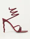 René Caovilla Heeled Sandals Rene Caovilla Woman Color Burgundy In Burgunderrot