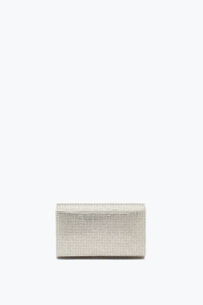 René Caovilla Silver Jewel Clutch Bag Aida
