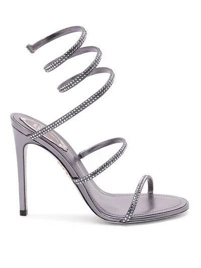 René Caovilla Rene Caovilla Silver Strass Sandals