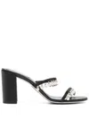 René Caovilla Slip-on Style Sandals In ブラック
