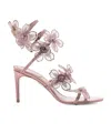 René Caovilla Stiletto High Heel Sandals In Pink