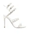 René Caovilla 100mm Cleo Sandals In White