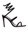 René Caovilla Stiletto High-heeled Sandals In Black