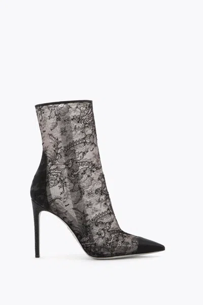 René Caovilla Stivaletto Lara Nero 105 In Multi