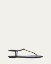 René Caovilla Rene Caovilla Flat Jewel Sandals In Black