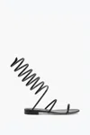 René Caovilla Supercleo Crystal Black Sandal 10