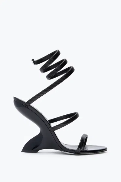 RENÉ CAOVILLA SYMPHONY BLACK SANDAL 105