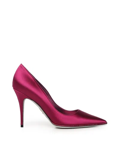 René Caovilla 100mm Taylor Pumps In Purple