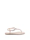 René Caovilla Flip-flops Sandals In Beige